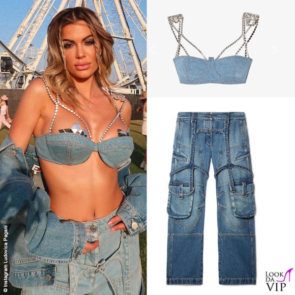 top GCDS e jeans Off-White per Ludovica Pagani 