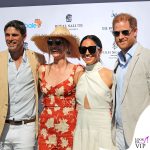 Pancia scoperta e piedi nuda: il look di Meghan Markle alla partita di polo in Florida