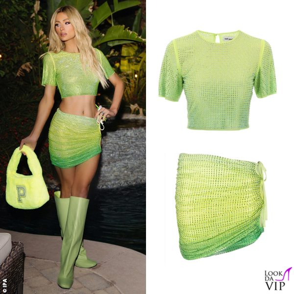 total look Self Portrait per Paris Hilton 