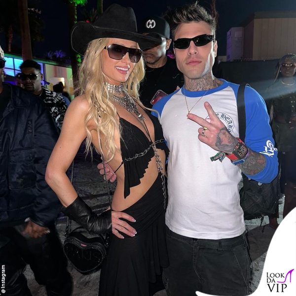 Fedez a Coachella con Paris Hilton 