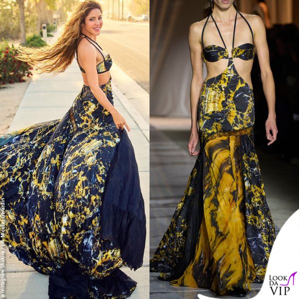 Shakira in Roberto Cavalli 