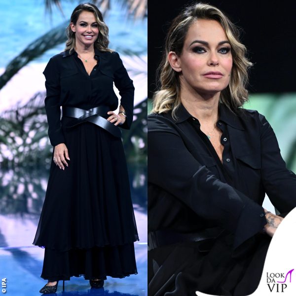 Sonia Bruganelli ha scelto un outfit Louis Vuitton 