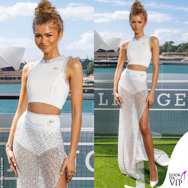 Zendaya in Lacoste a Sydney 