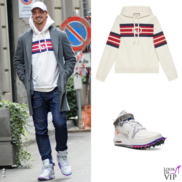 altro giorno, altro giro di shopping: felpa Gucci, sneakers Nike 