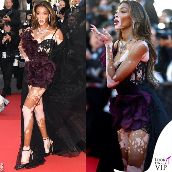 Winnie Harlow in Zuhair Murad 