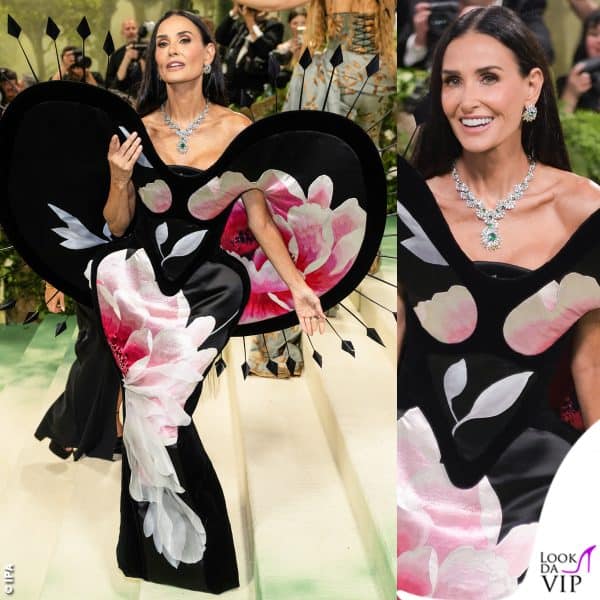 Demi Moore in Harris Reed 