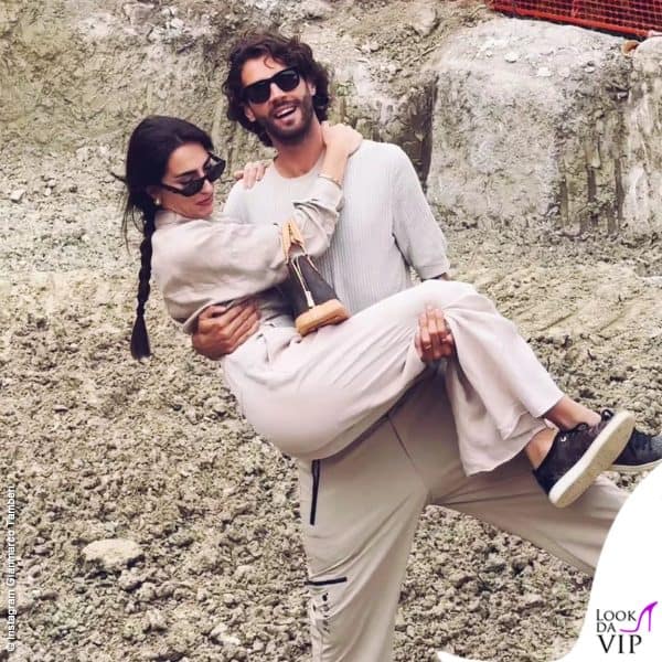 Gianmarco Tamberi e Giulia Bontempi in "piscina"