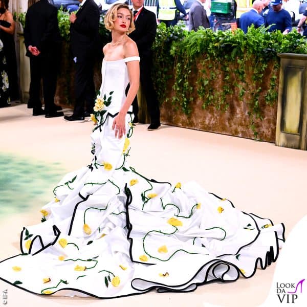 3. Gigi Hadid in Thom Browne