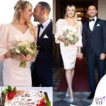 Manila Nazzaro abito da sposa Diamond Couture nozze civili Stefano Oradei