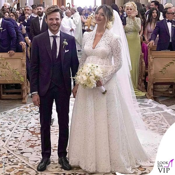 Guenda Goria e Mirko Gancitano nel giorno delle nozze