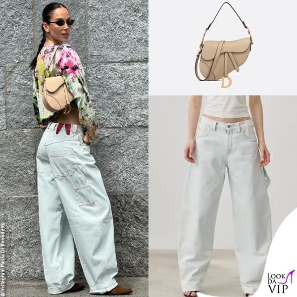 top Cotton Citizen, jeans Darkpark, borsa Dior, stivali Sonora 