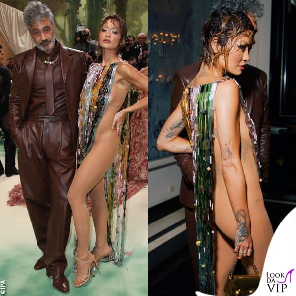 Rita Ora e Taika Waititi sul red carpet del Met Gala 