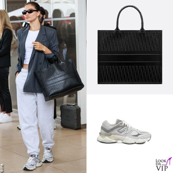 borsa Dior, sneakers New Balance