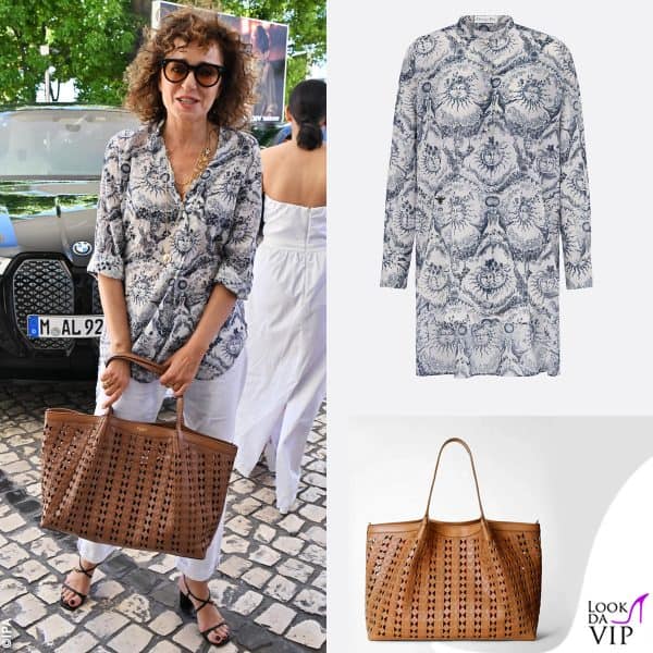 camicia Dior, borsa Serapian 