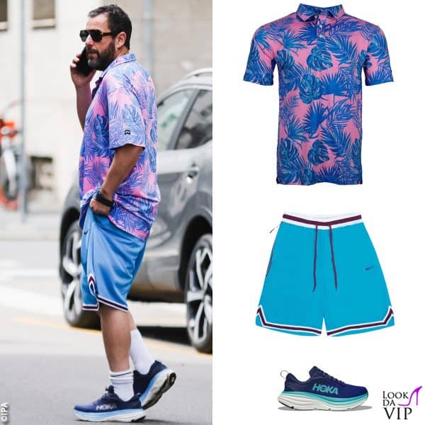 camicia Kaipar, shorts Nike, sneakers Hoka