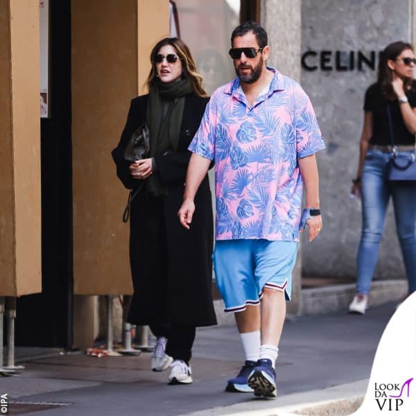 Adam Sandler con la moglie Jackie 