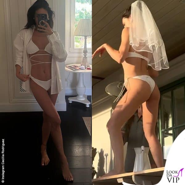 Anche il bikini è rigorosamente bianco