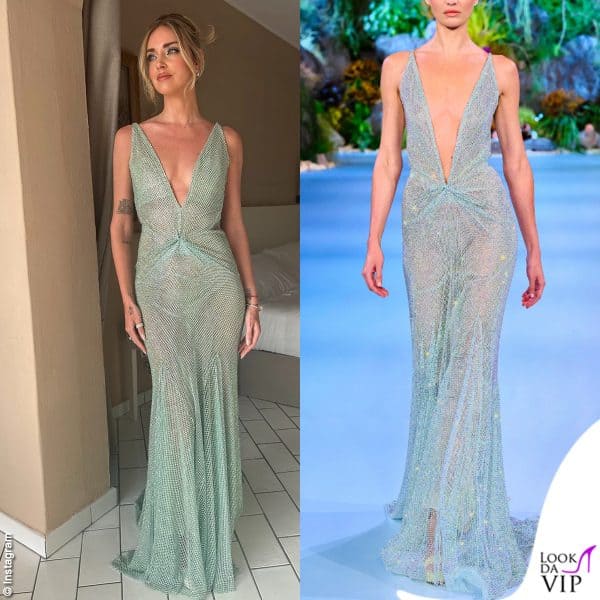 abito Celia Kritharioti per la Ferragni 