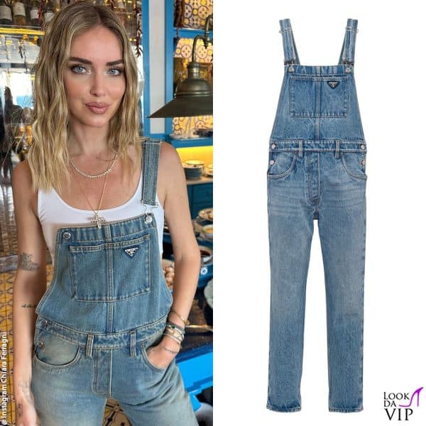 tuta Prada per la Ferragni 