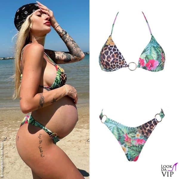 fiori e animalier nel bikini Plume Ethérée 