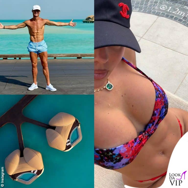 Cristiano Ronaldo e Georgina Rodriguez a Nujuma, turismo di lusso