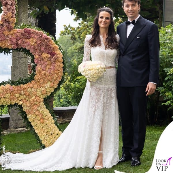 Cristina De Pin e Riccardo Montolivo hanno festeggiato 10 anni di nozze: per lui un completo Sartoria Trinchese