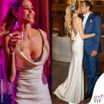 Elena Santarelli abito da sposa anniversario 2