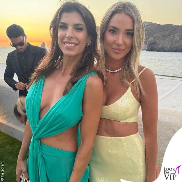 Elisabetta Canalis con Alice Campello 
