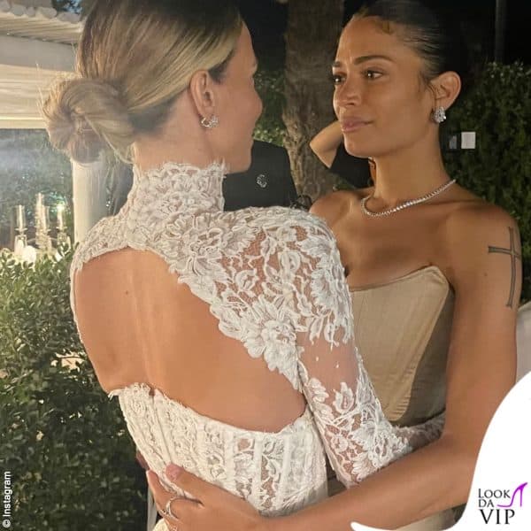 Diletta Leotta con Elodie, sua testimone di nozze 