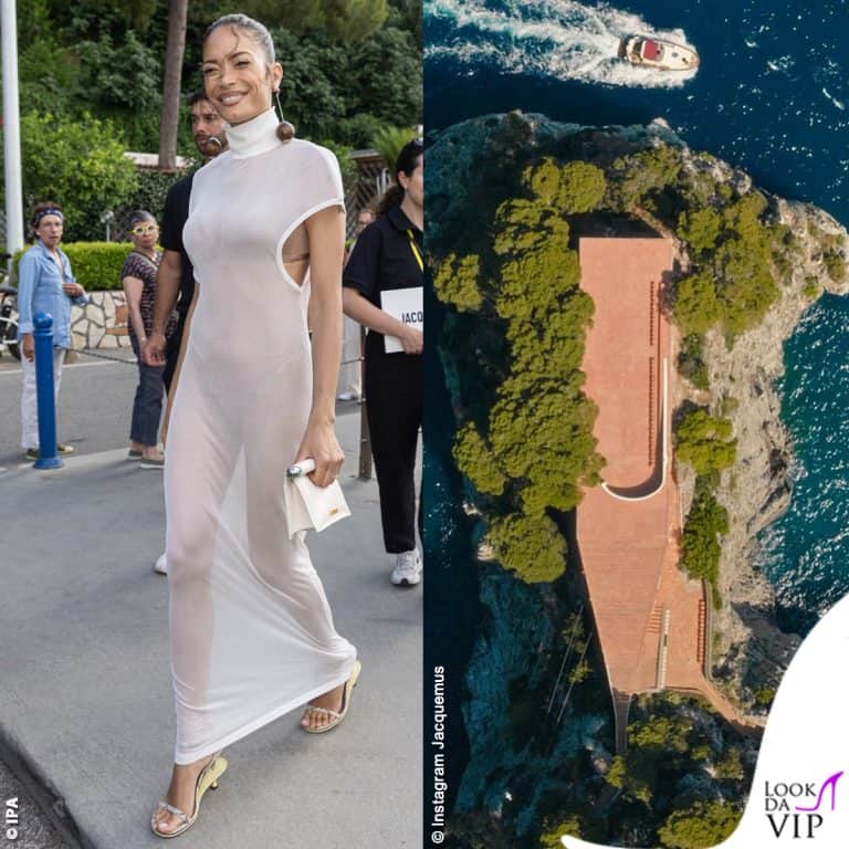 Elodie sfilata Jacquemus Casa Malaparte