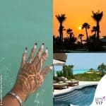 Georgina Rodriguez bracciale Cartier anello location