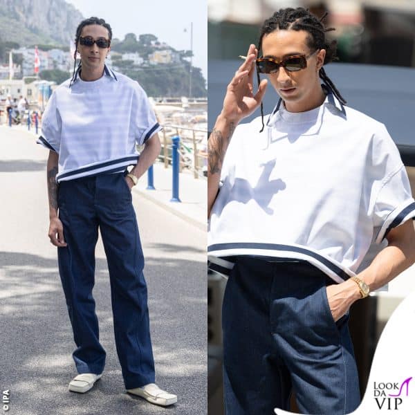 Ghali alla sfilata Jacquemus 