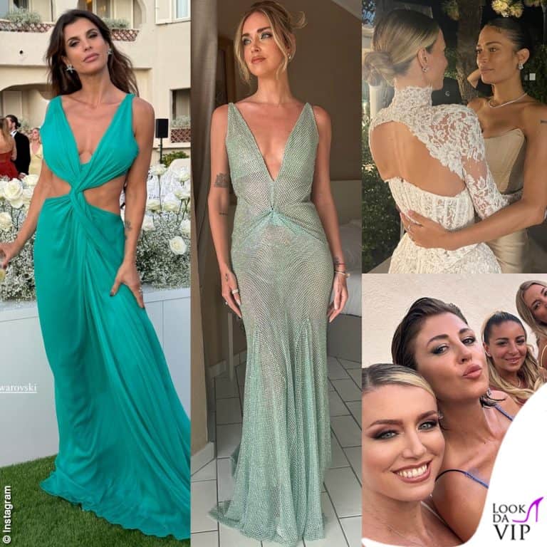 I look delle invitate famose al matrimonio di Diletta Leotta e Loris Karius