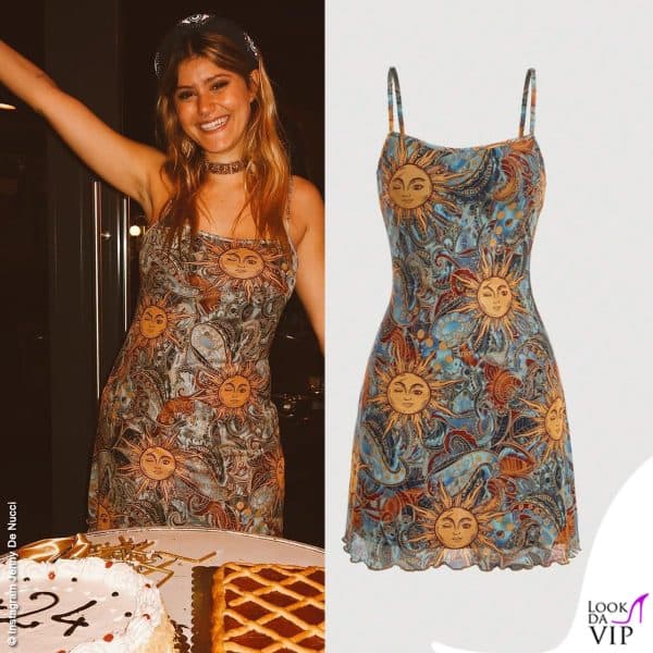 Jenny De Nucci festeggia il compleanno indossando un abito Shein