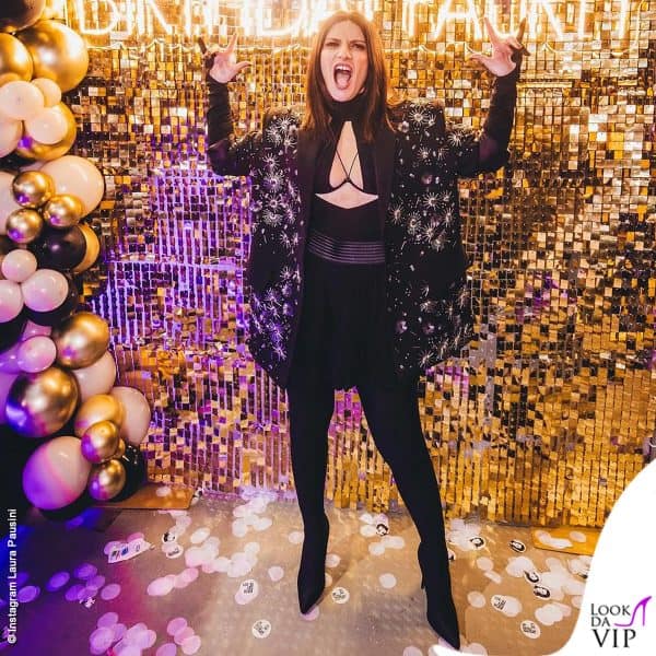 Laura Pausini in Alessandro Vigilante per la festa di compleanno
