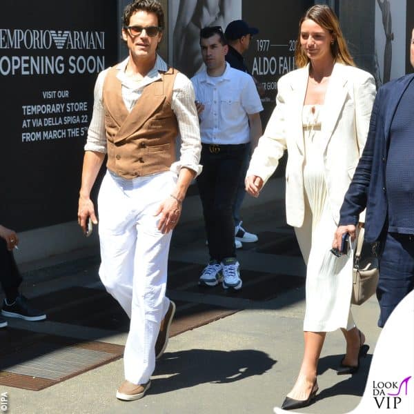 Matt Bomer con la sua hairstylist 