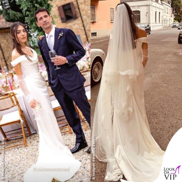 Benedetta Balestri ha indossato un abito da sposa Vivienne Westwood 