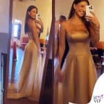 I look di Belen Rodriguez al matrimonio di Cecilia Rodriguez e Ignazio Moser