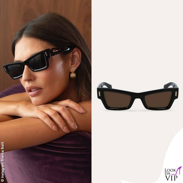 Bianca Balti testimonial Ferragamo Eyewear