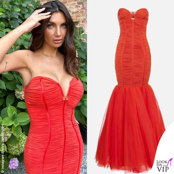 in rosso Elisabetta Franchi 