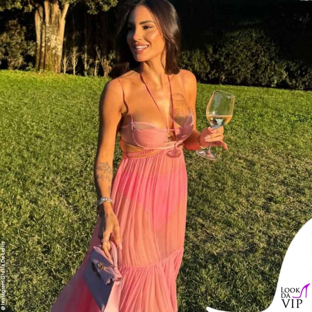 Giulia De Lellis scatena le polemiche per il suo look al matrimonio di Cecilia Rodriguez