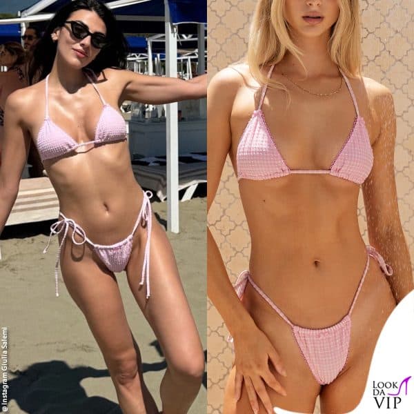 Giulia Salemi in bikini Haute Swimwear sgambatissimo