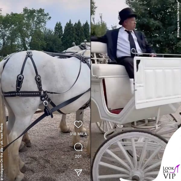 la carrozza con i cavalli bianchi 