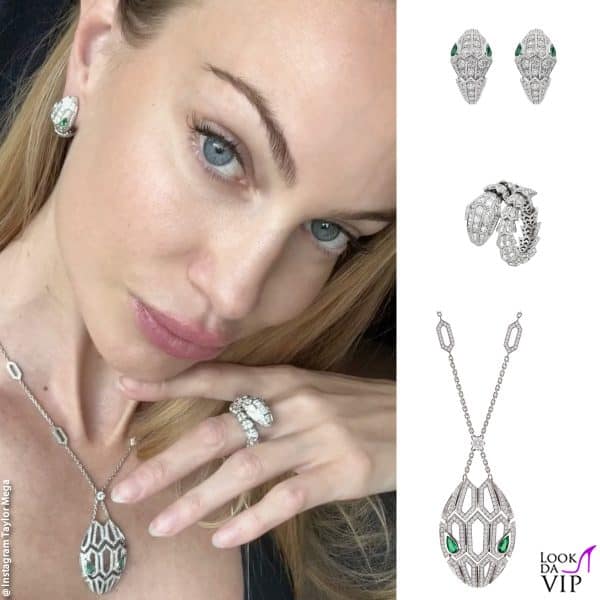poco dopo le storie sulle borse Taylor Mega ha mostrato gioielli costosissimi firmati Bulgari 