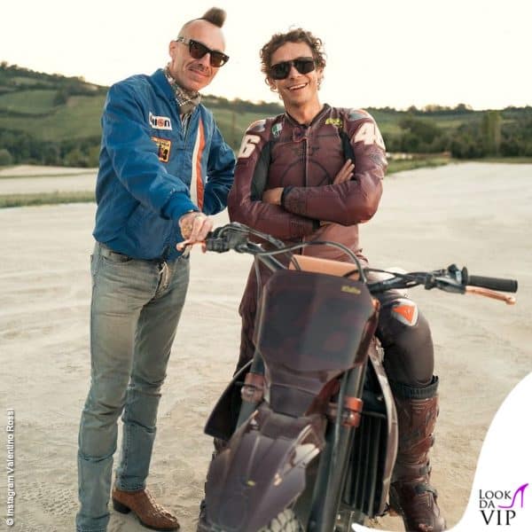 Valentino Rossi in uno scatto con Jacques Marie Mage