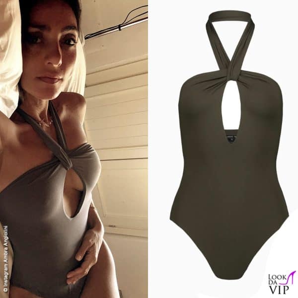 Ambra indossa un costume intero Federica Tosi