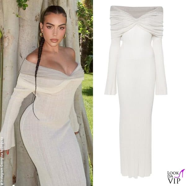 Georgina indossa un vestito Aya Muse