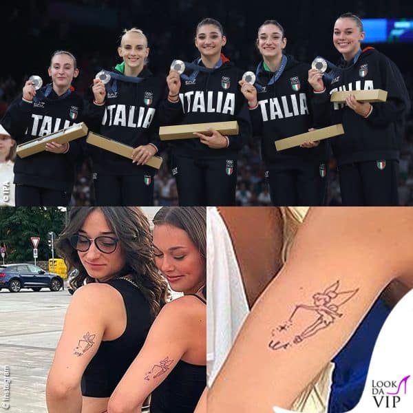 le Fate della ginnastica artistica femminile con Trilly sul braccio 