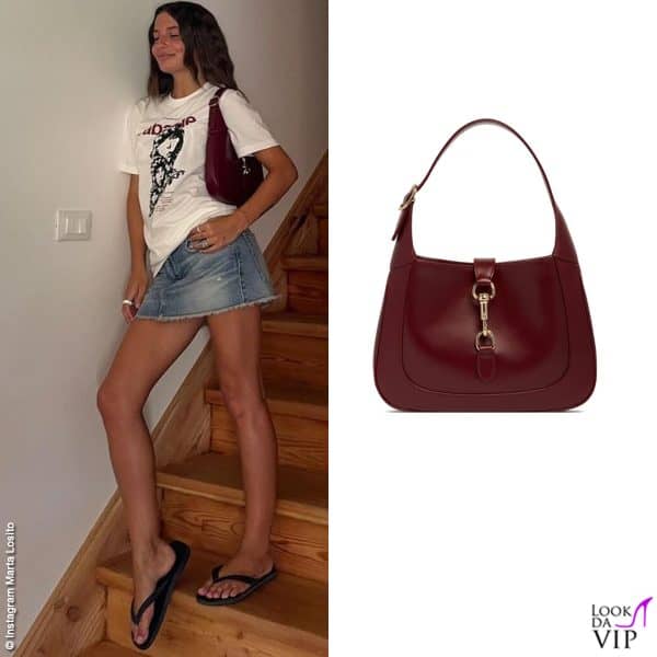 Marta Losito con una Jackie Gucci