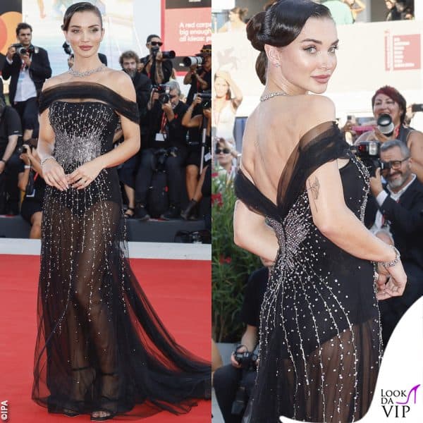 Amy Jackson in Alberta Ferretti 